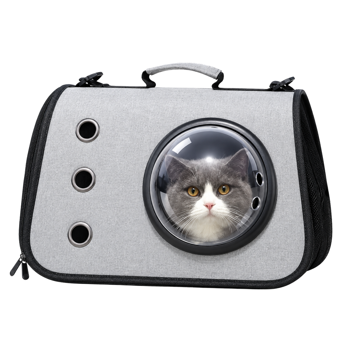 Mochila Dobrável para Gatos com Malha Respirável