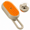 Steamy Dog Brush - Escova a vapor 3 em 1: escovas elétricas com pulverizador e remoção de pêlo